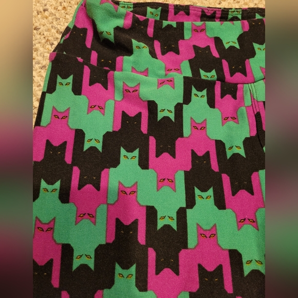 Lularoe One Size Halloween Leggings - Picture 3 of 5